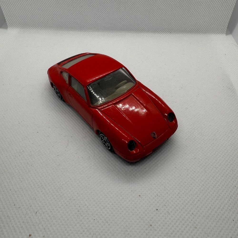 Porsche 911 Carrera Red Burago Diecast Car Model 1/43 Collectible Rare car